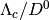 \Lambda_c/D^0